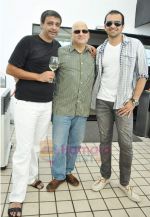 Ashwin Deo with Rahul Akerkar and Atul Kasbekar at the Launch of the Bespoke Monsoon Brunches in Dome on 7th Aug 2011.jpg